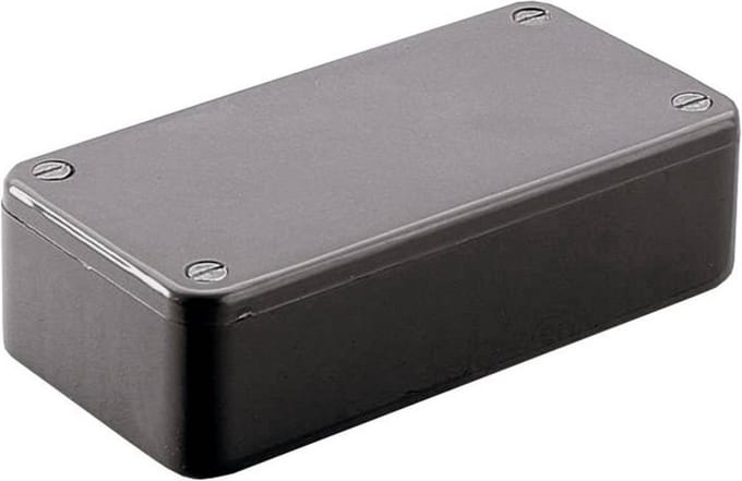 Hammond Electronics 1591DBK Euro-behuizing 150 x 80 x 50 ABS Zwart 1 stuk(s)