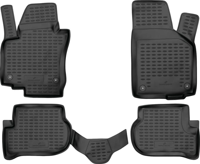 Walser Rubberen Voetmatten XTR geschikt voor VW Golf Plus 2004 - 2013