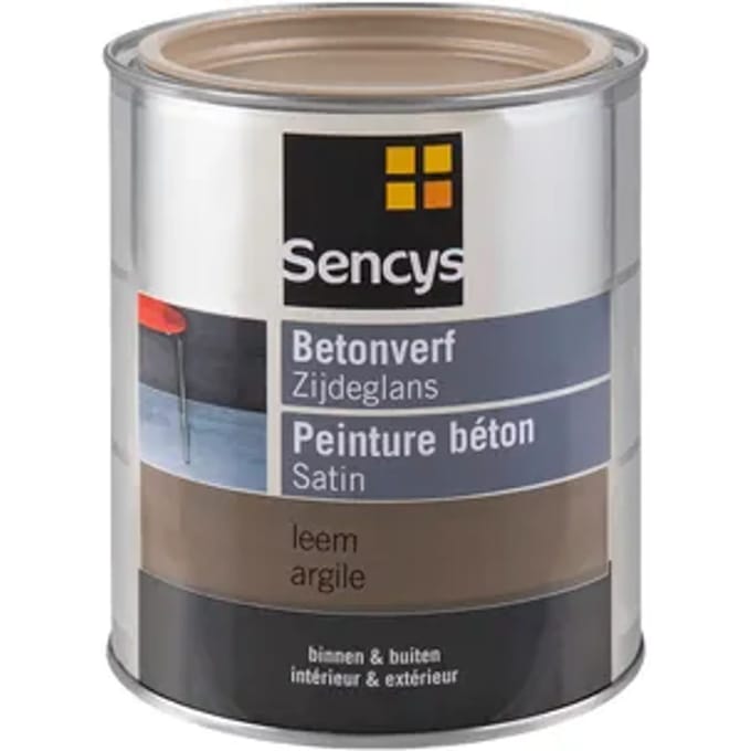 Sencys Betonverf Zijdeglans Leem 750ml