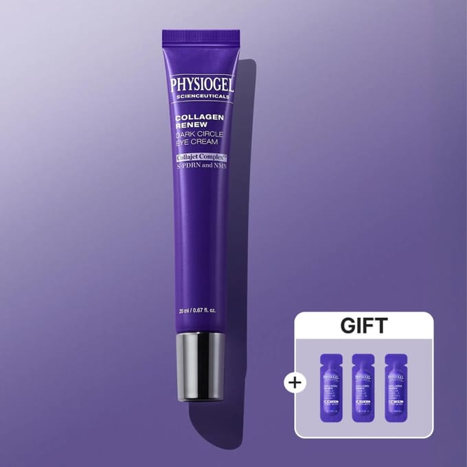 PHYSIOGEL Collagen Renew Oogcrème tegen Donkere Kringen & Rimpels (20 ml) gray