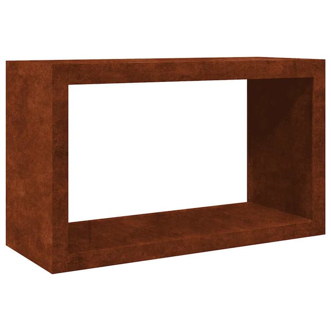 vidaXL - Brandhoutrek - 100x40x60 - cm - weervast - staal