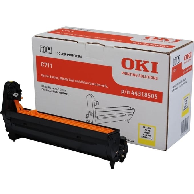 OKI Drum Geel for C711 20000 pages - Drum kit Geel