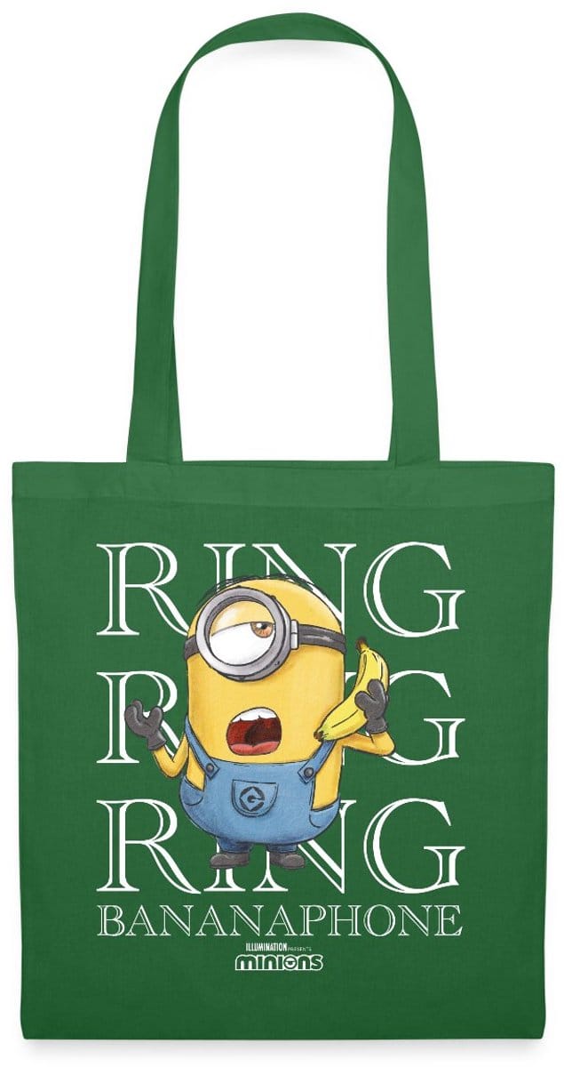 Minions Ring Bananaphone Ringen Tas Van Stof Schoudertas