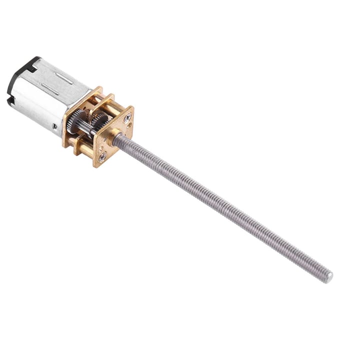 Motor met vertraging met lange M3*55MM schroefdraad uitgaande as (60 toeren per minuut)
