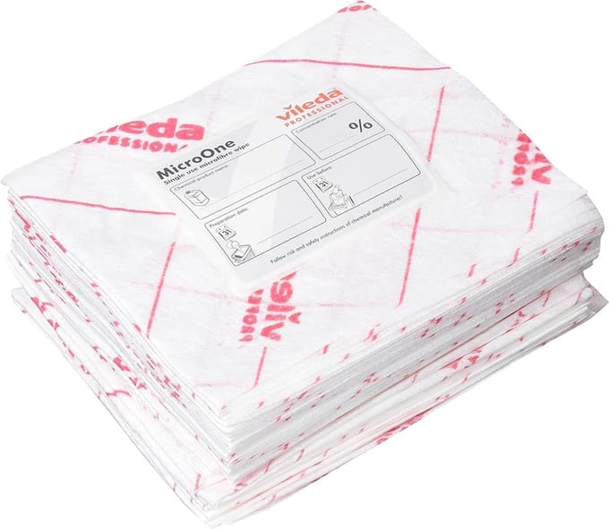 Vileda Professional MicroOne microvezeldoek 34 x 27 cm rood