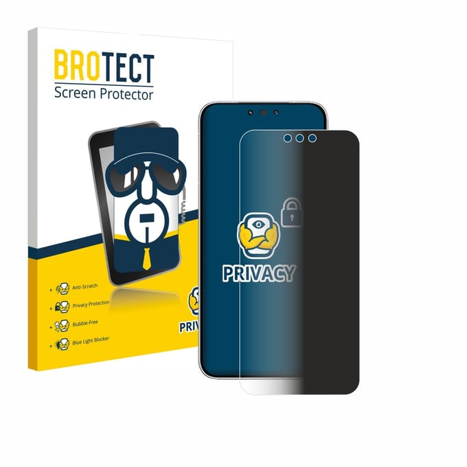 BROTECT - privacy screenprotector voor Huawei Mate 80 Pro - Folie Beschermfolie Blauwlichtfilter