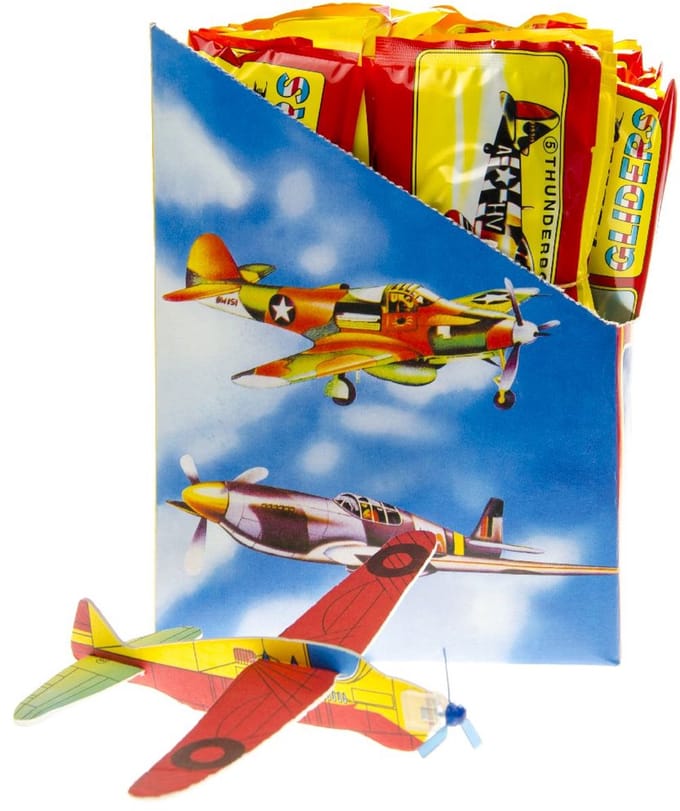 Duckiez styrofoam Vliegtuigje - 48 stuks