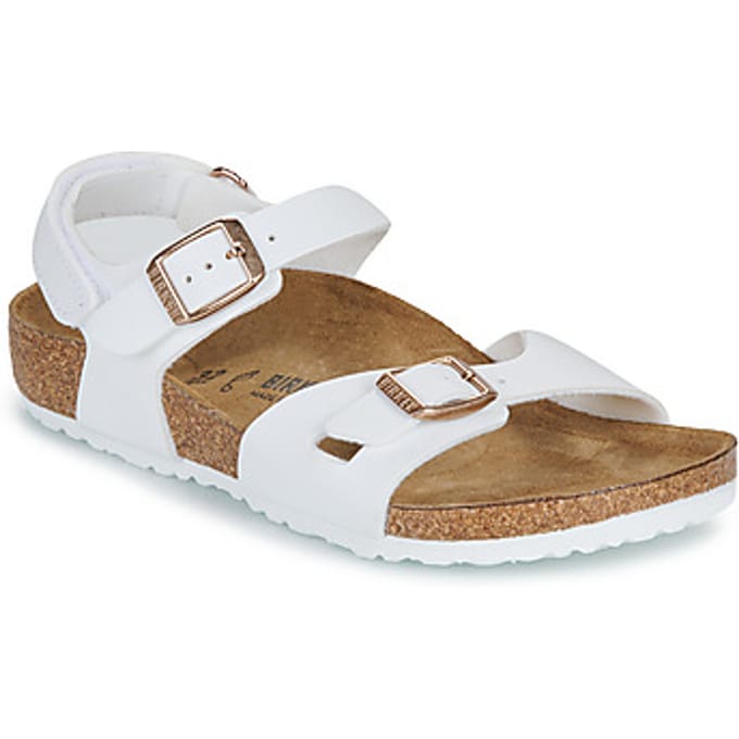 Platte sandalen BIRKENSTOCK Rio AS Kids BF White