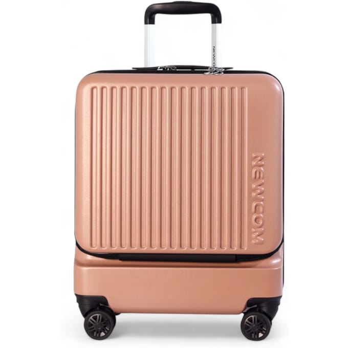 Duurzame EasyJet Ryanair 39 x 26 x 51,5 cm roze voorkoffer met open cabine