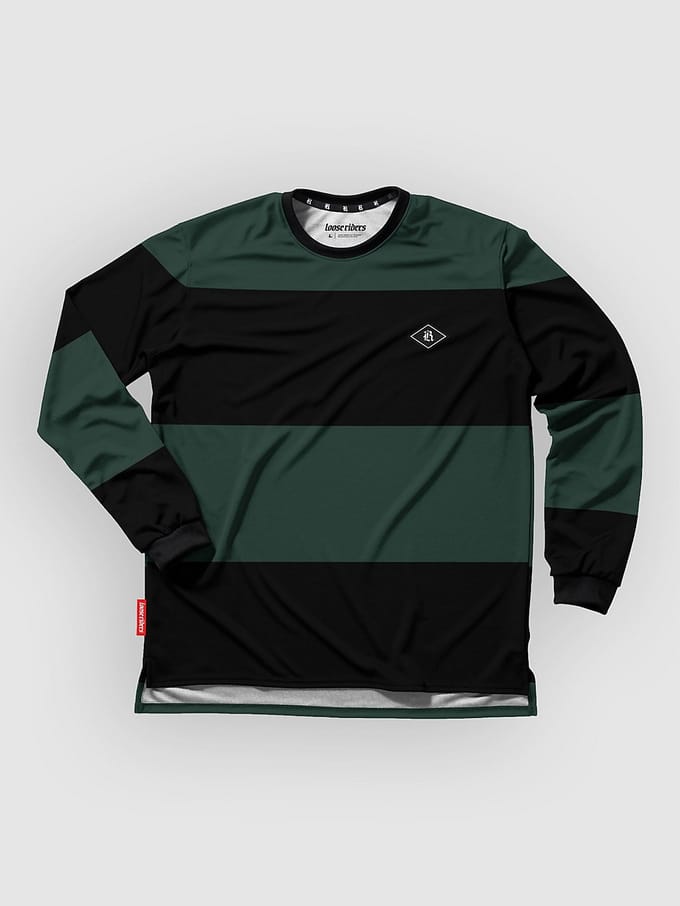 Loose Riders Baseline Bold Long Sleeve Jersey groen