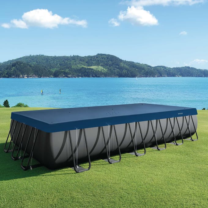 Intex Deluxe afdekzeil - Rechthoekig frame - 732 x 366 cm