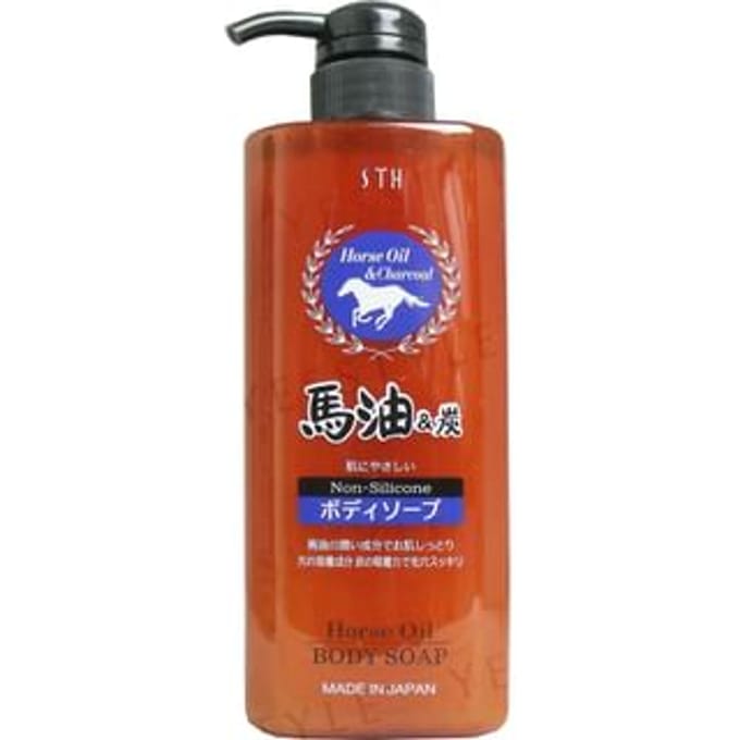 STH - Horse Oil & Charcoal Body Soap 600ml