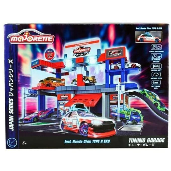 Majorette - Japan Series Tuning Garage - Licht en geluid - Vanaf 5 jaar