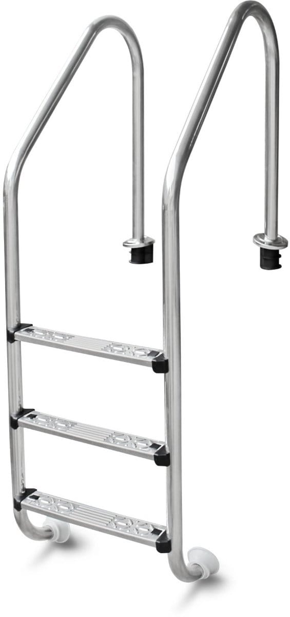 W'eau RVS zwembadtrap 3 treden - AISI 304