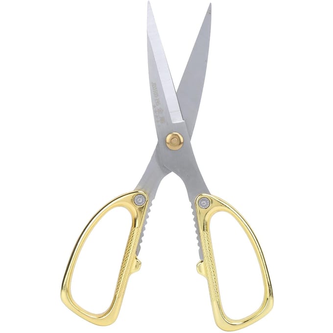 Ciseaux en Acier Inoxydable Robuste Outil Polyvalent Cisailles avec Manche en Alliage de ZincJD-3103 gray