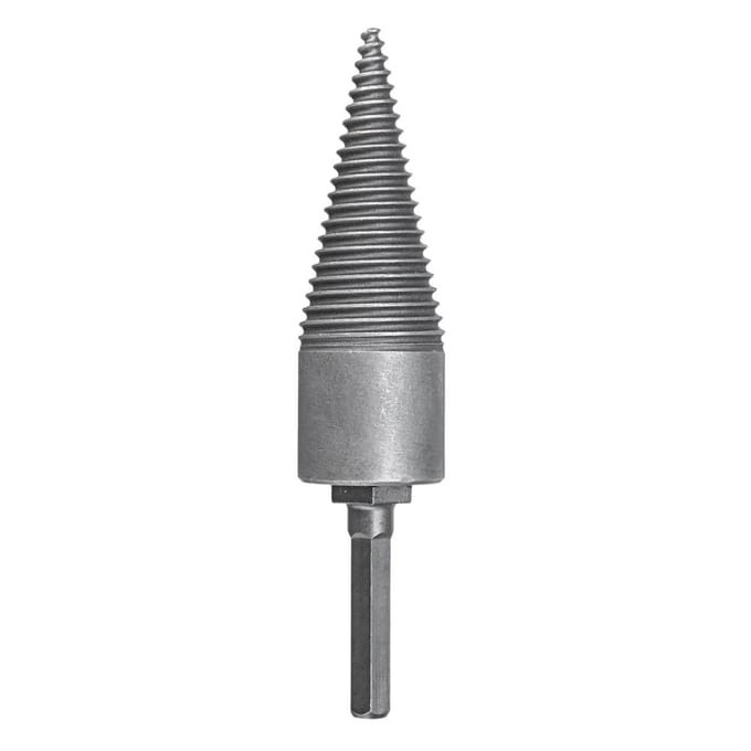 Bois de bûche fendant le marteau électrique foret séparateur cône bois de chauffage fendu Hex shank