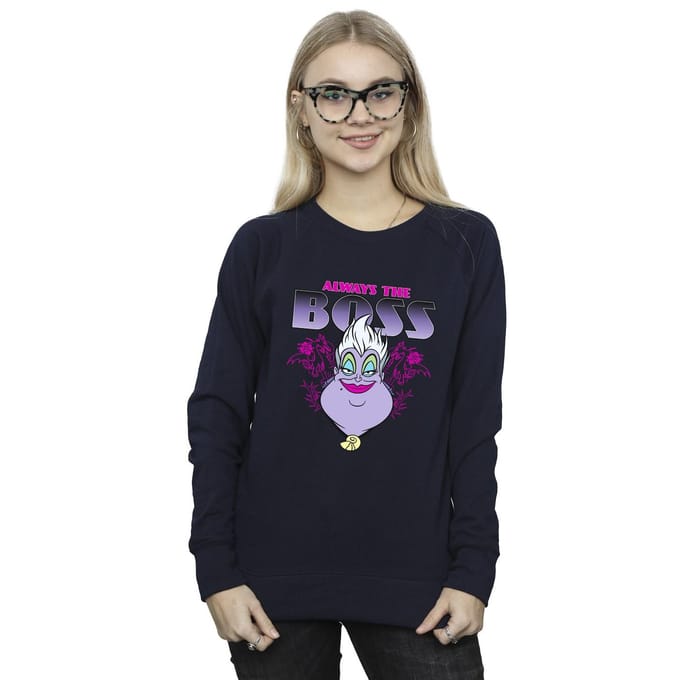 Disney Dames/Dames De Kleine Zeemeermin Ursula Mama Is De Baas Sweatshirt (Marineblauw)