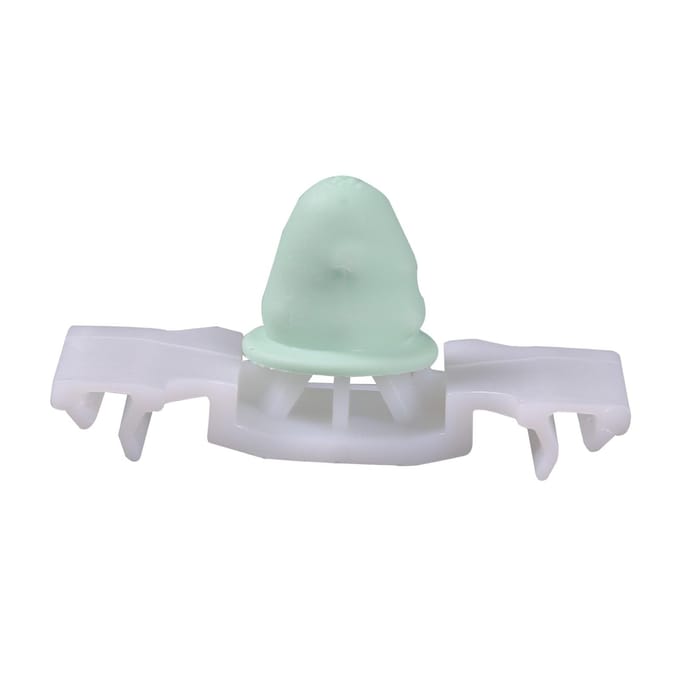 Lot de 10 clips de moulure latérale, blancs, pour VW : 1H0853585A