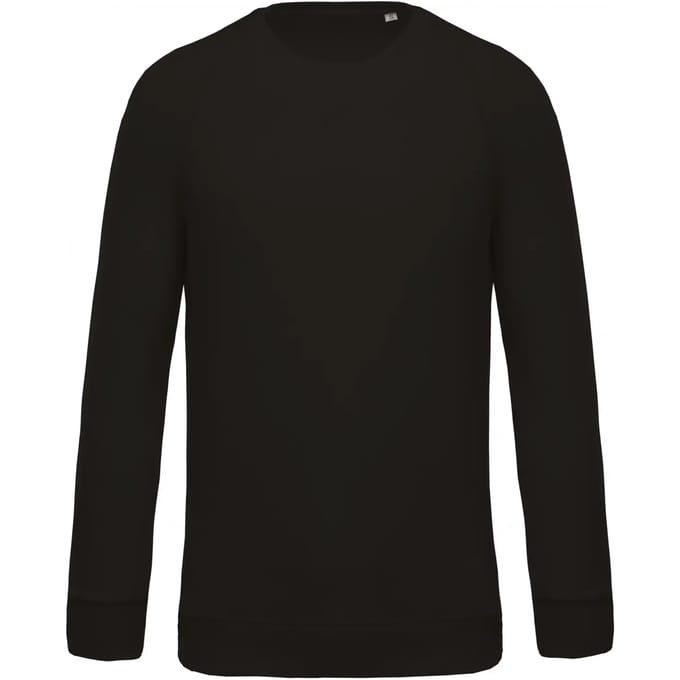 Kariban Sweater bio raglanmouwen kids K490 - Black - 10/12 Y (10/12 ans)