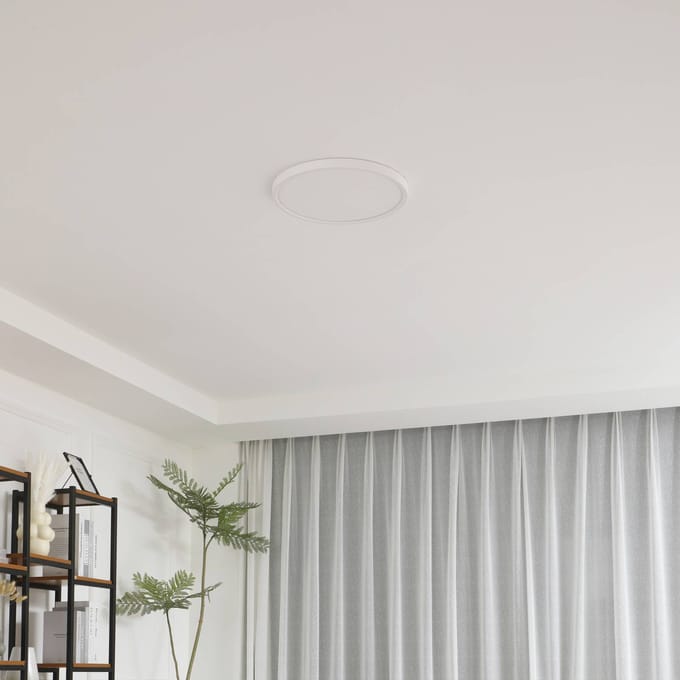 Lindby LED plafondlamp Pravin, Ø 40 cm, CCT, wit