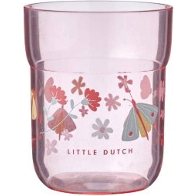 Mepal Mio Kinderbeker Little Dutch - 250 ml - Makkelijk vast te houden - Kinderservies - Flowers & Butterflies