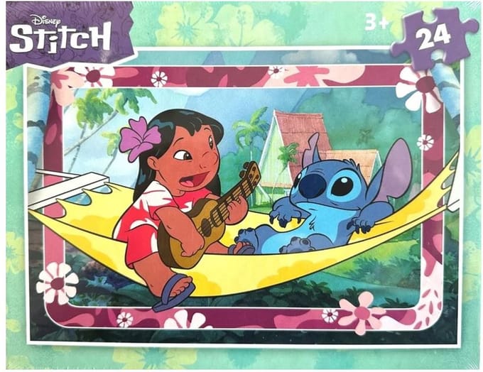 Puzzel Stitch, Puzzel lilo en stitch, Puzzel angel, Lilo en Stitch, Puzzel 24 stuks