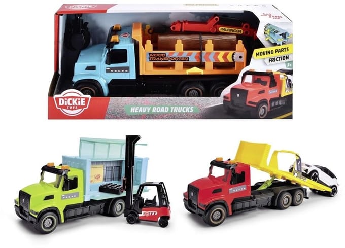 Heavy Road Trucks, 3-ASSTD - Heavy Road trucks takelwagen Voertuigen Speelgoed voertuigen Diverse speelgoedvoertuigen