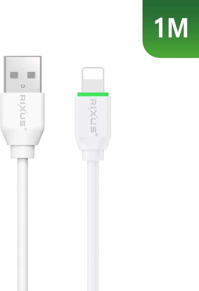 Rixus RXU81A Boost Data Cable Lightning 1m White