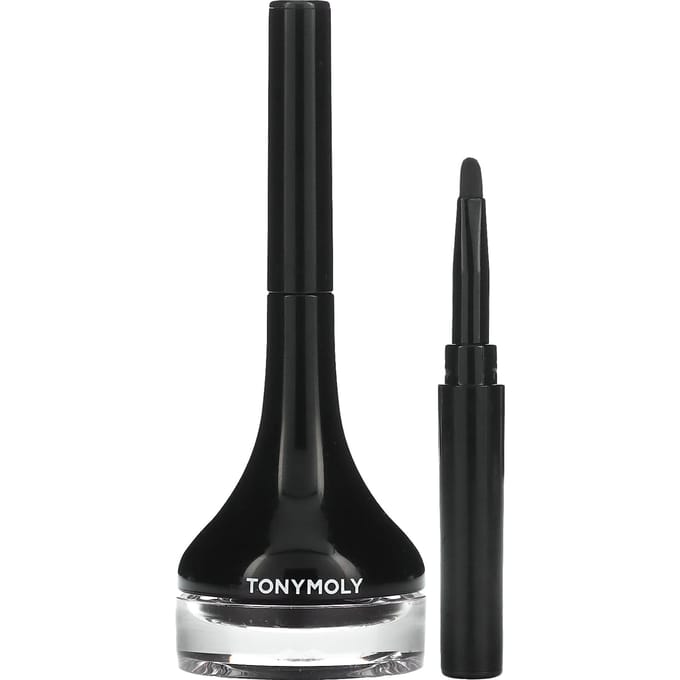 TonyMoly, bag gel eyeliner, 01 black, 4g black