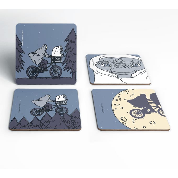 E.T. the Extra-Terrestrial E.T. Scenes Coaster Set