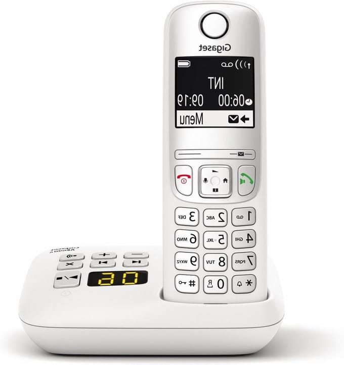 Draadloze Telefoon - Vaste Telefoon - Thuis Bellen - Groot Display - 460 Gram - Wit