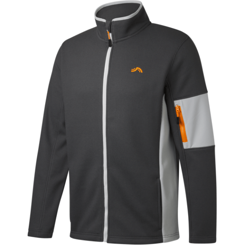 CRIVIT Heren fleecevest (Grijs, XL)