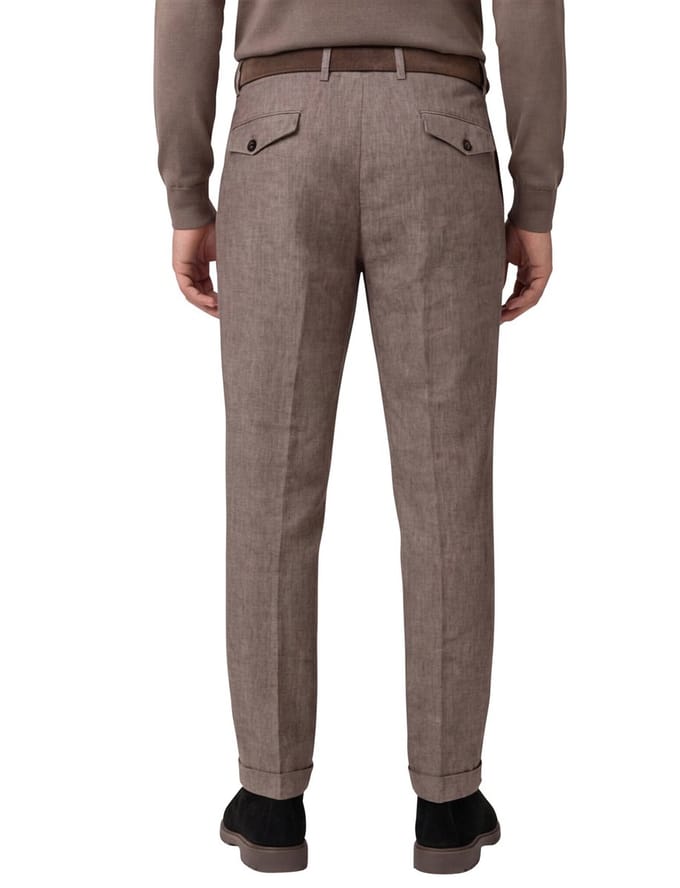Gardeur katoenen broek bruin