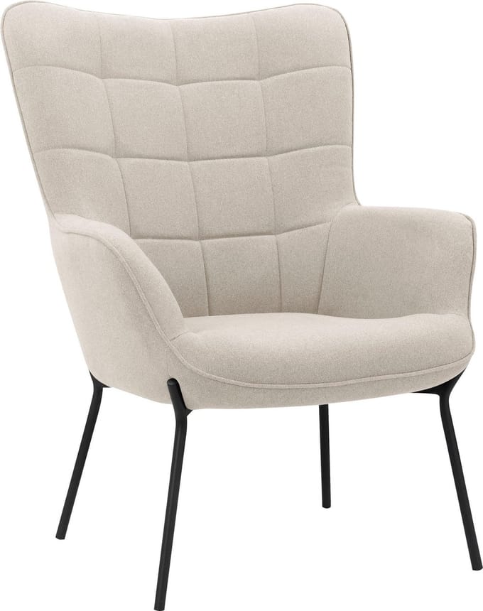 Boris - Loungestoel Beige Flavio (99 x 73 x 80 cm)