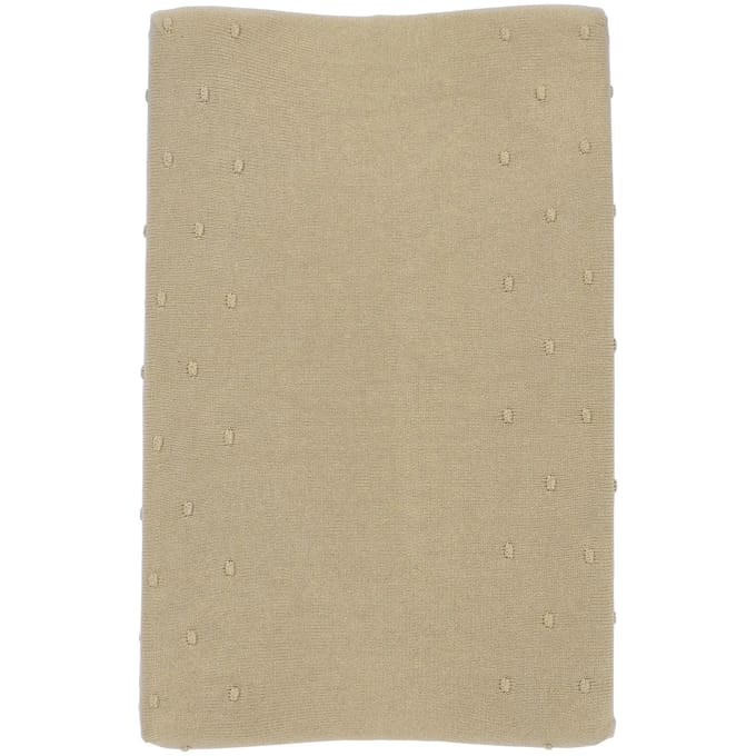 Meyco Baby Mini Knots aankleedkussenhoes - sand - 50x70cm