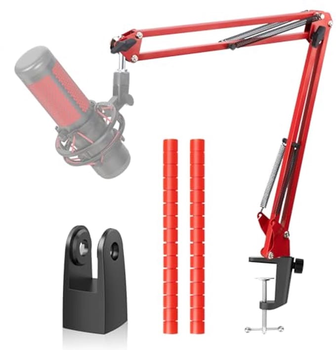 Professionele Microfoonarm met Armadapter voor Videostreamers - Geschikt voor Diverse Microfoons