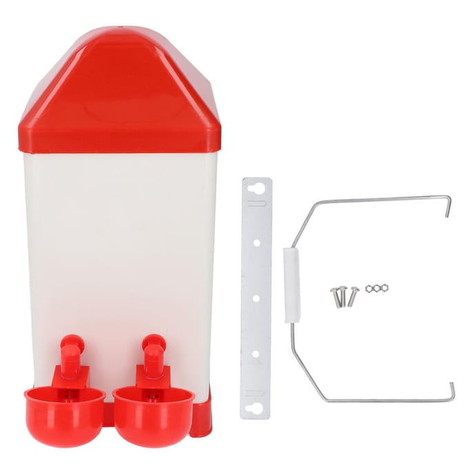 Kippendrinker Plastic Tijd Arbeidsbesparend Schoon Continue Watertoevoer Kippendispenser voor white