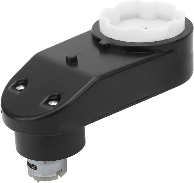 DC Motor Versnellingsbak - Speelgoed Motor - DIY Projecten - Stille Werking - 6V 12V - Zilverkleurig