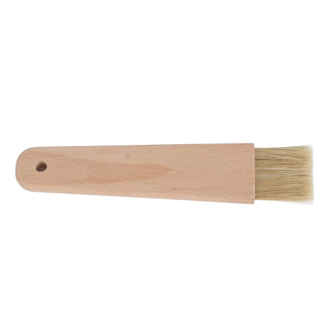 Houten Barbecueborstel Bakborstel Olie Saus Boter Keukengereedschap(Plat handvat)