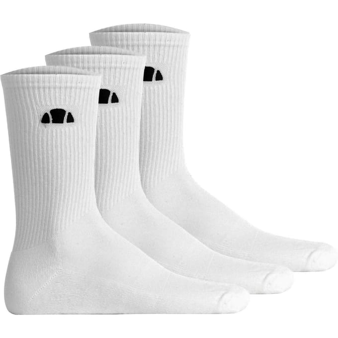 Ellesse Unisex Volwassen Alacre Crew Sokken (Verpakking van 3) (Wit)