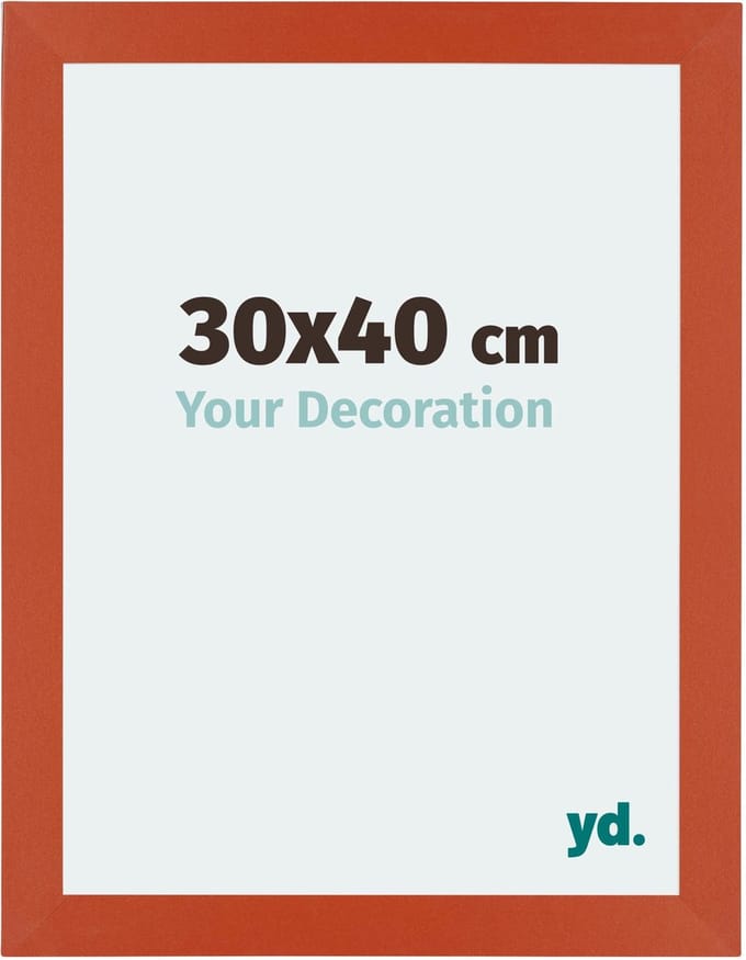 Your Decoration - Fotolijst 30x40 cm - MDF - Oranje - Mura