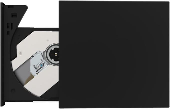 Externe DVD Brander - CD/DVD Drive - Data Archiveren - USB Type C - 12.6 x 7.8 x 1.3 cm