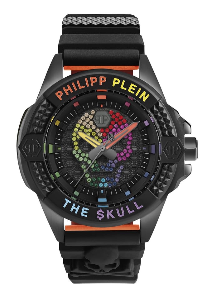 Philipp Plein PWAAA1121 The Skull Herenhorloge 44mm zwart