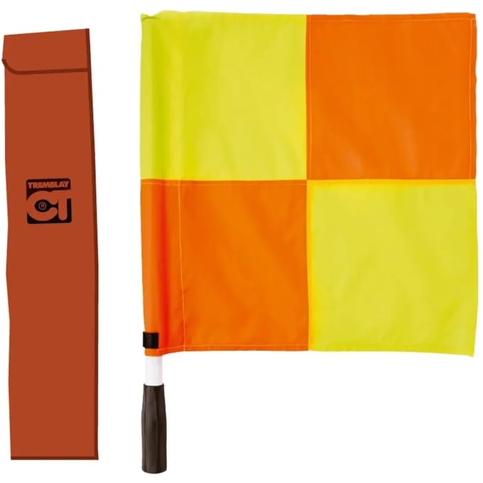 Vlag met geblokte toets