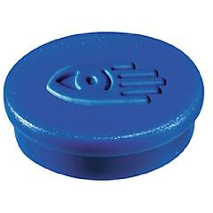 Legamaster krasbestendige magneten, 10 stuks, blauw