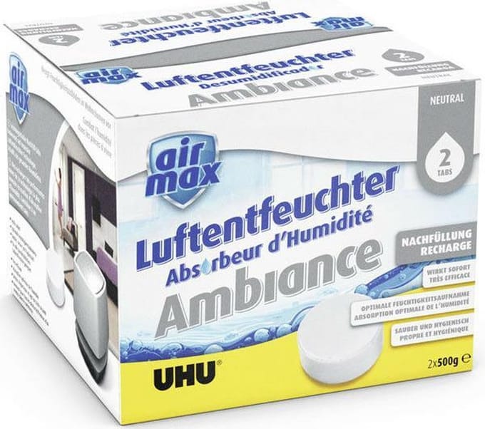 Luchtverfrisser Tabletten Naturel Uhu 2 stuks