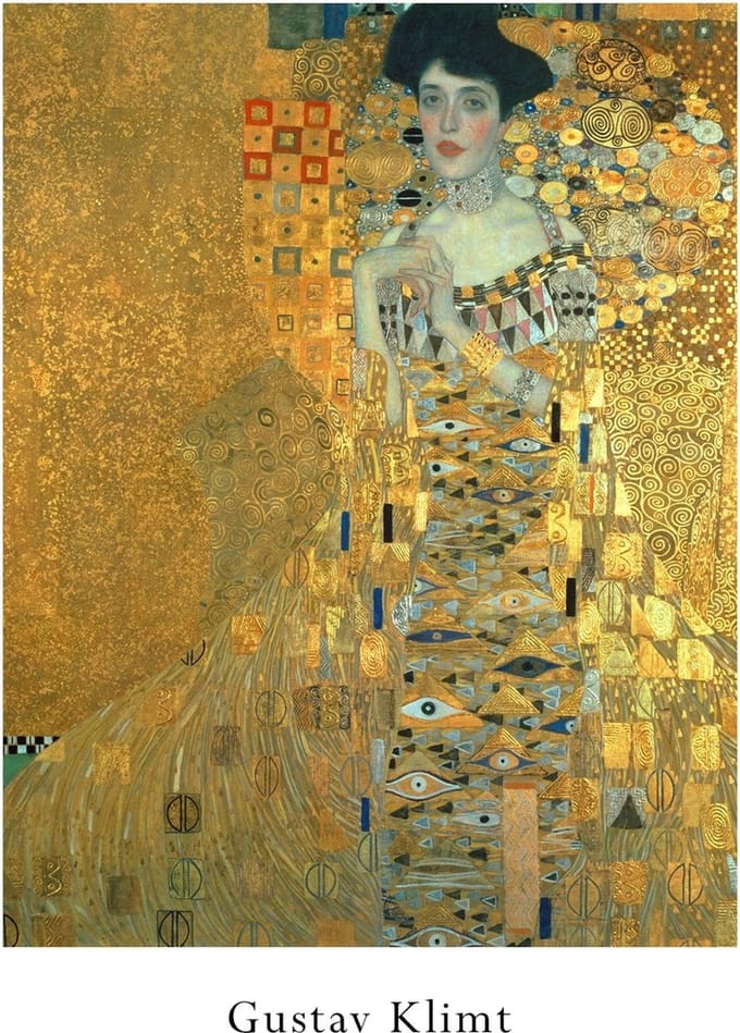 Kunstdruk Gustav Klimt - Adele Bloch-Bauer 50x70cm