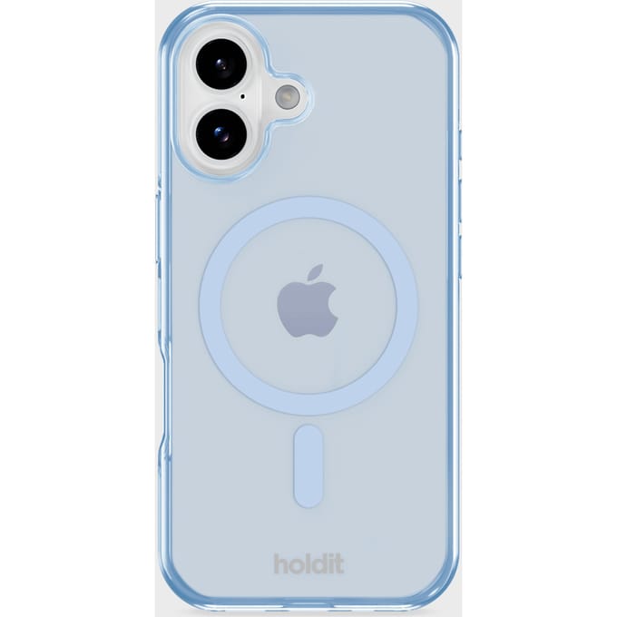 Phone Case Transparent Magsafe Compatible Mineral Blue iPhone 17