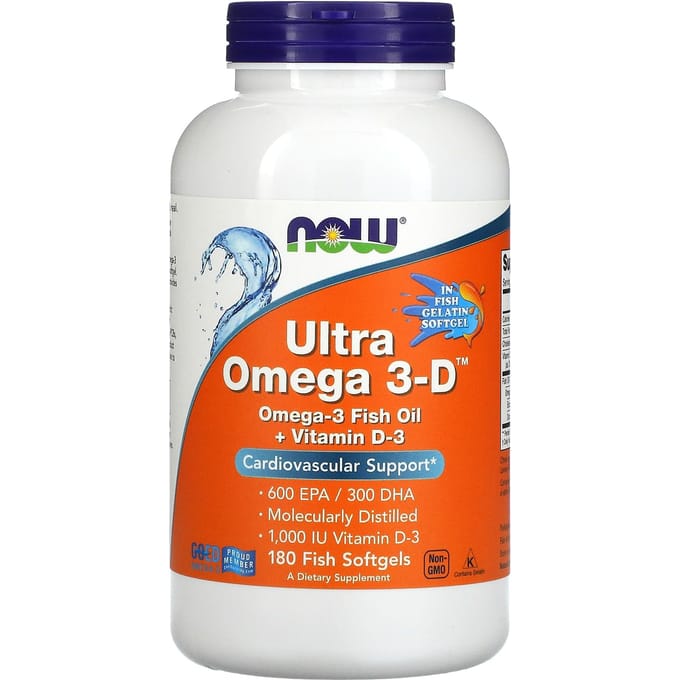 Ultra Omega 3-D - 180 softgels