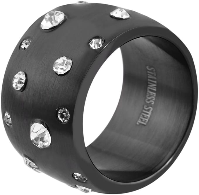 AKZENT Akzent Dames ring Black love, duurzaam
